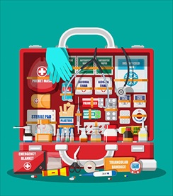 医疗药品急救包主题