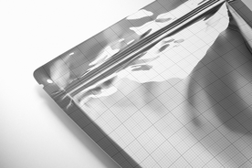 立式拉链锁袋 模型装置 锡箔