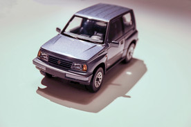 银灰色高档车模玩具