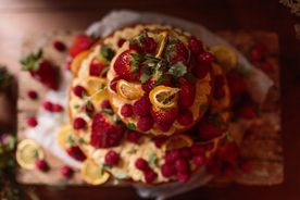 草莓蛋糕水果蛋糕图片