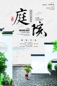 地产城市繁荣大气格局海报展板