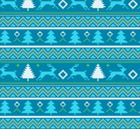 圣诞元素针织背景