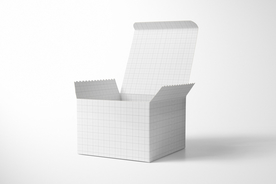 刨花板 光泽 礼品盒 模型 套