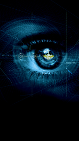 互联网数据商务创意眼睛H5素材