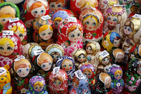 套娃福娃玩偶图片