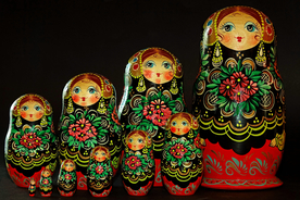 套娃福娃玩偶图片