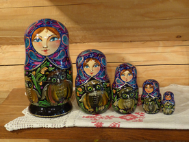 套娃福娃玩偶图片