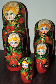 套娃福娃玩偶图片