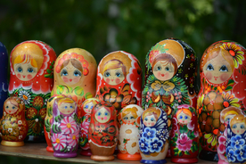 套娃福娃玩偶图片