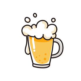 原创啤酒插画