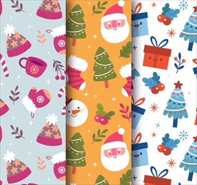 圣诞节无缝背景