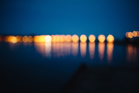 城市魅力夜景灯光图片