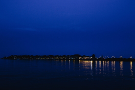 城市魅力夜景灯光图片