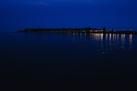 城市魅力夜景灯光图片