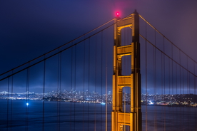 城市魅力夜景灯光图片