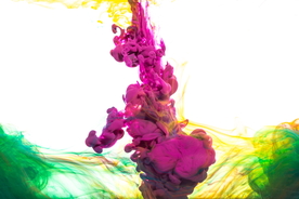 烟雾水彩泼墨背景图片