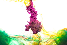 烟雾水彩泼墨背景图片