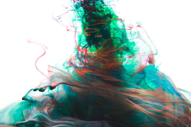 烟雾水彩泼墨背景图片