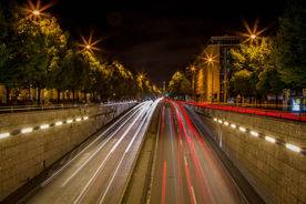 道路公路拖尾拖影图片