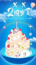 2周年