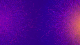 抽线蓝色粉红色光线交织环绕素材