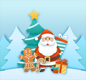 圣诞老人和姜饼人