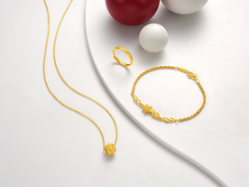 黄金首饰项链手镯