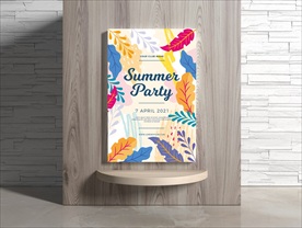 夏日派对海报