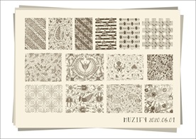 14款入花纹底纹手绘稿