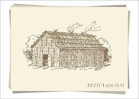 木屋 手绘稿