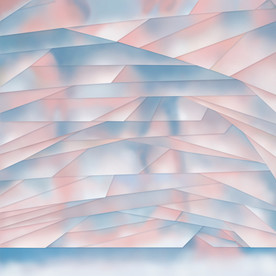 原创现代简约几何低饱和度色彩图