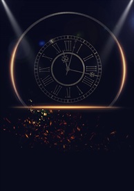 黑金风倒计时海报