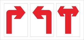 安全出口箭头 通道箭头