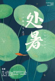 处暑古风传统气节清新海报展板