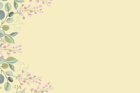 手绘插画花背景1