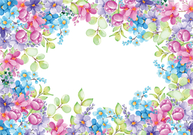 花卉背景 牡丹 水彩