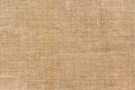 棕色亚麻织物 交错图案纹理 哑