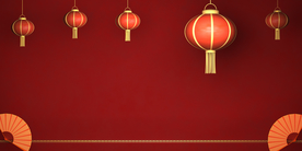 中式背景 传统节日 春节