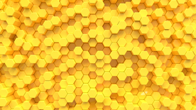 抽象背景 浮雕 蜂巢 3D