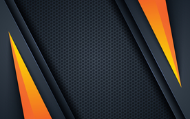 抽象条纹背景 碳纤维 竞速黄