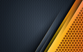 抽象蜂巢背景 竞速黄