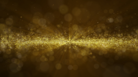 金色辉光尘埃粒子抽象背景