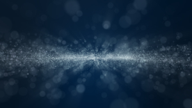 深蓝色辉光尘埃粒子抽象背景