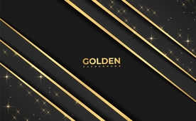 抽象条纹背景 黑金