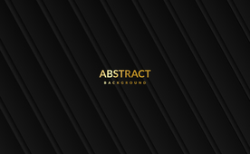 抽象条纹背景 黑金