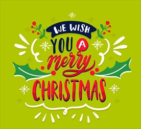 圣诞快乐艺术字