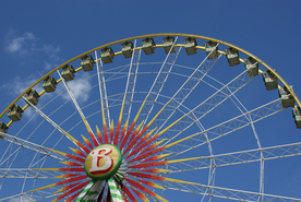 摩天轮天空眼图片