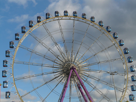 摩天轮天空眼图片