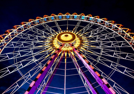 摩天轮天空眼图片