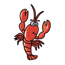 小龙虾插画
